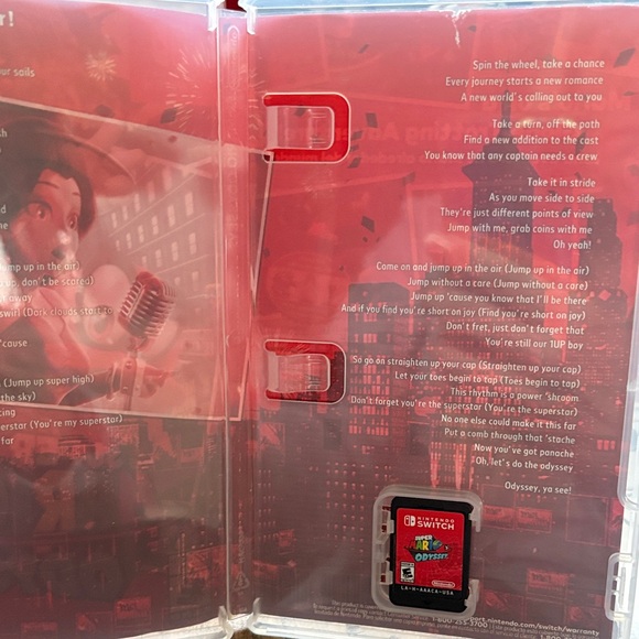 Nintendo Switch Super Mario Odyssey Game Case - Picture 2 of 4